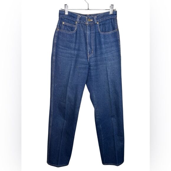 Vintage 80s Anne Klein for Sheridane Mom Jeans Highrise Pleated 4-Pocket Tapered - Picture 1 of 6